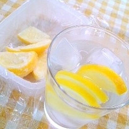 昨日のレポでの「フニャんとなったレモン」は氷水に入れて最後に解けたレモンのことです＾＾；；；
意味不明ですみませんでした(>_<)汗汗
今日も”C”を補給中♪